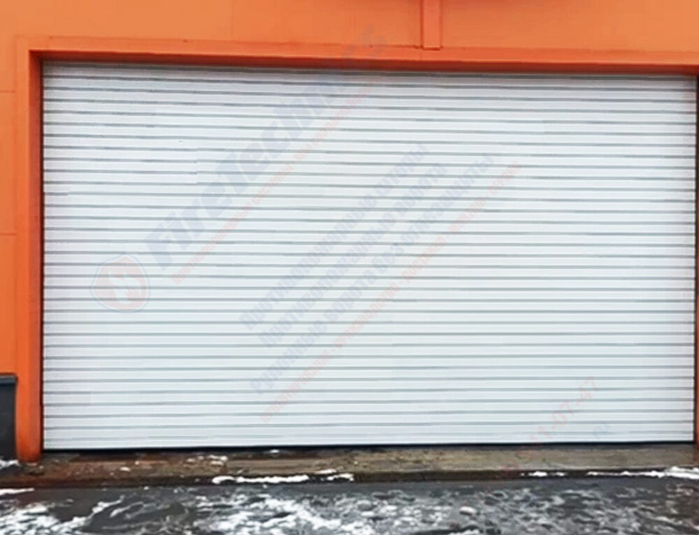 Рулонные ворота AL-120 от FireTechnics, зона разгрузки Магазин