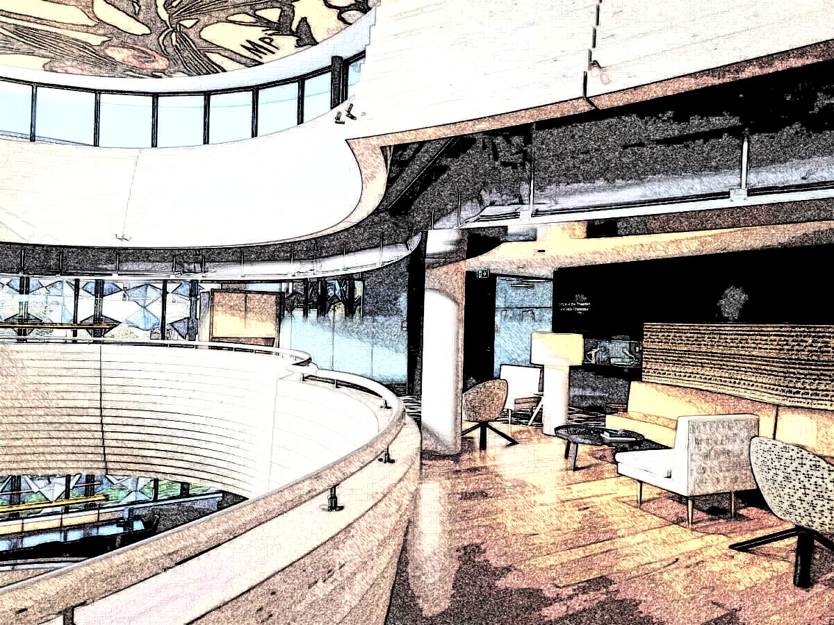 «Гармошка» пожарного университета канцелярии Монаша