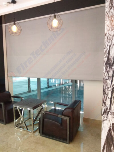 Противопожарные шторы FireTechnics на оконные проемы Противопожарные шторы FireTechnics на оконные проемы